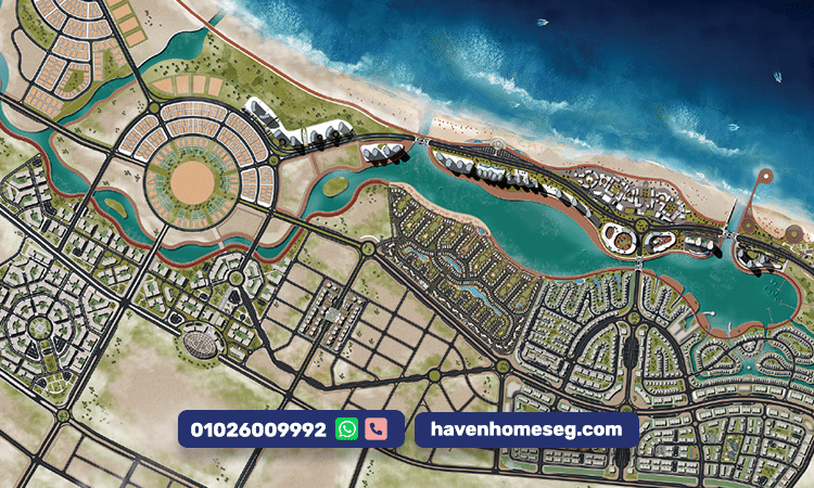 كمبوند مزارين العلمين الجديدة حياة راقية بإطلالة بحرية فاخرة