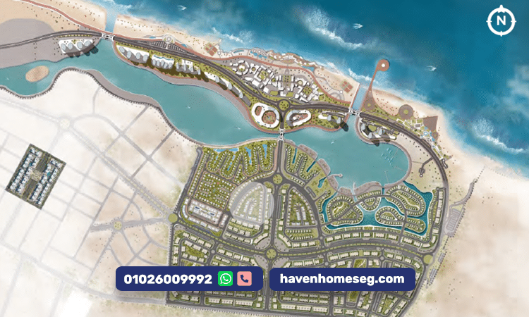 كمبوند مزارين العلمين الجديدة حياة راقية بإطلالة بحرية فاخرة