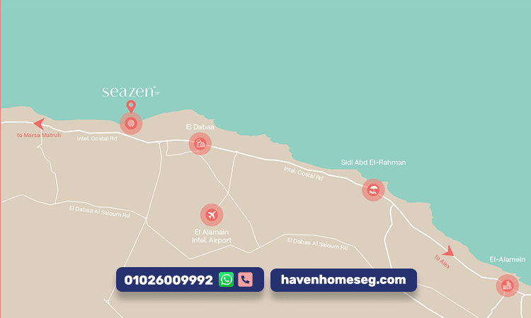 سيزن الساحل الشمالي منتجع فاخر بإطلالة مباشرة على البحر