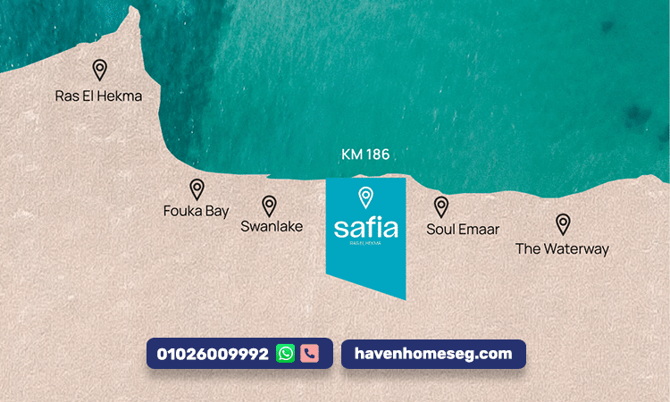 قرية صافية رأس الحكمة حياة راقية بإطلالة بحرية