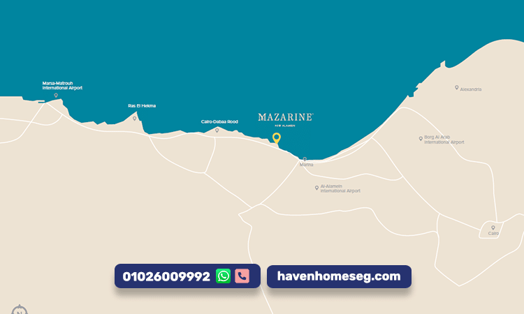 كمبوند مزارين العلمين الجديدة حياة راقية بإطلالة بحرية فاخرة